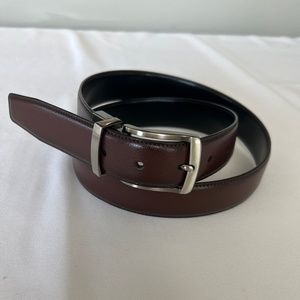 SALE, 3 for $12, Perry Ellis Reversible, Men's 34/85,  Brown/Black Leather Belt